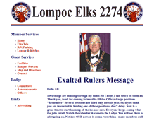 Tablet Screenshot of elks2274.com